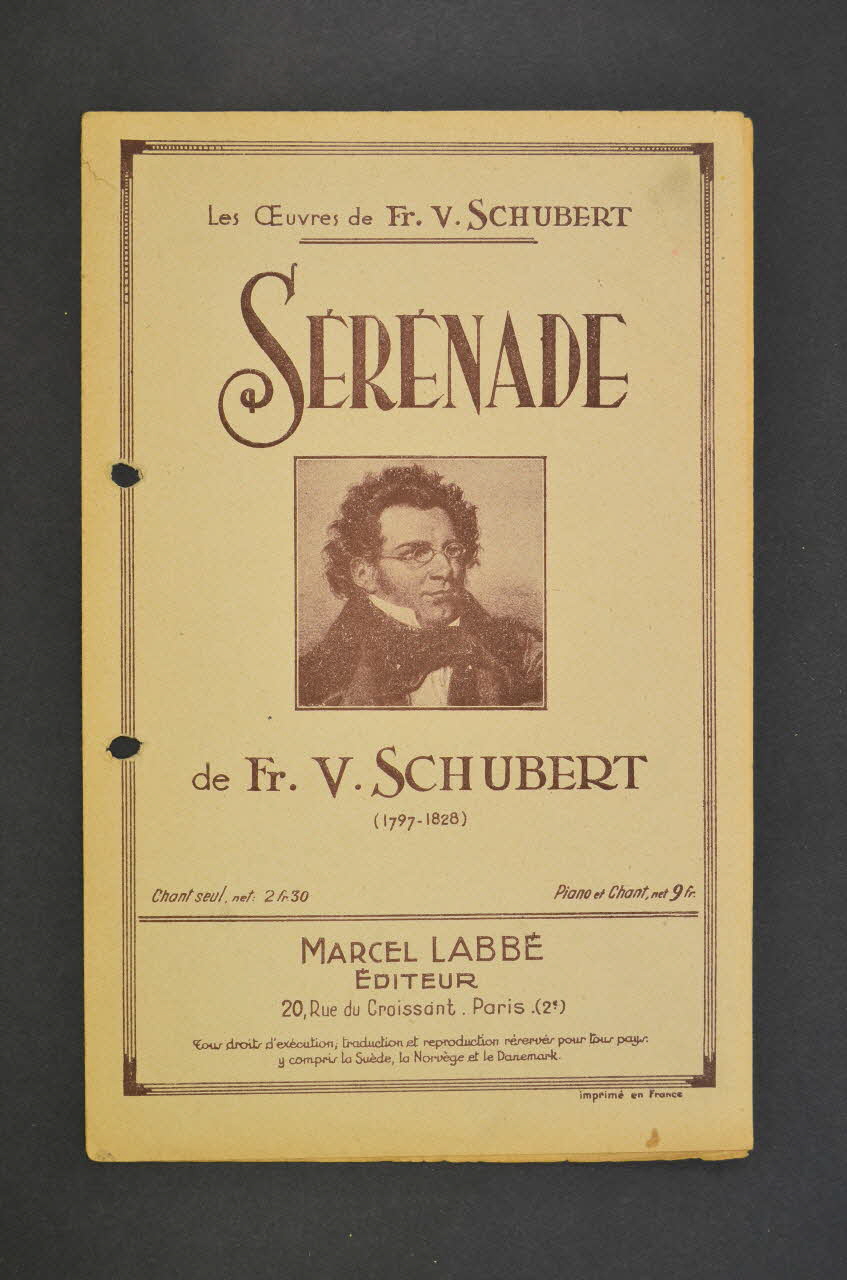 chanson petit format 1965.121.343 Photo Mucem