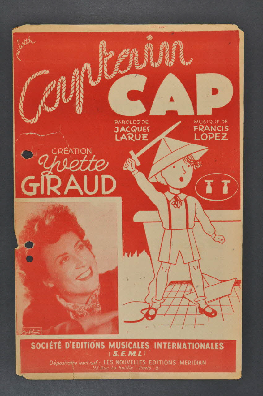 chanson petit format 1965.121.350 Photo Mucem