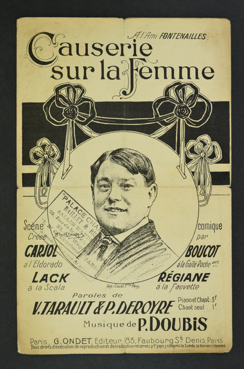 chanson petit format 1965.121.351 Photo Mucem