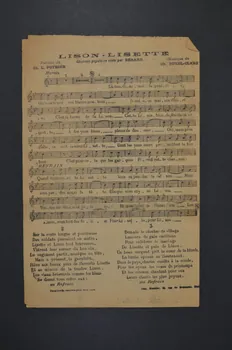 chanson petit format 1965.121.352  Photo Mucem