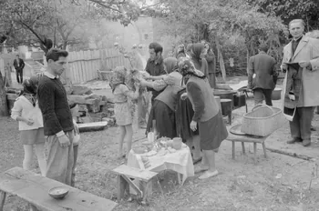 Jean Cuisenier photographie Enquête conduite par Jean Cuisenier en Roumanie (septembre 1975) Olténie, Roumanie 1975/9/1 Ph.1976.148.202 Photo