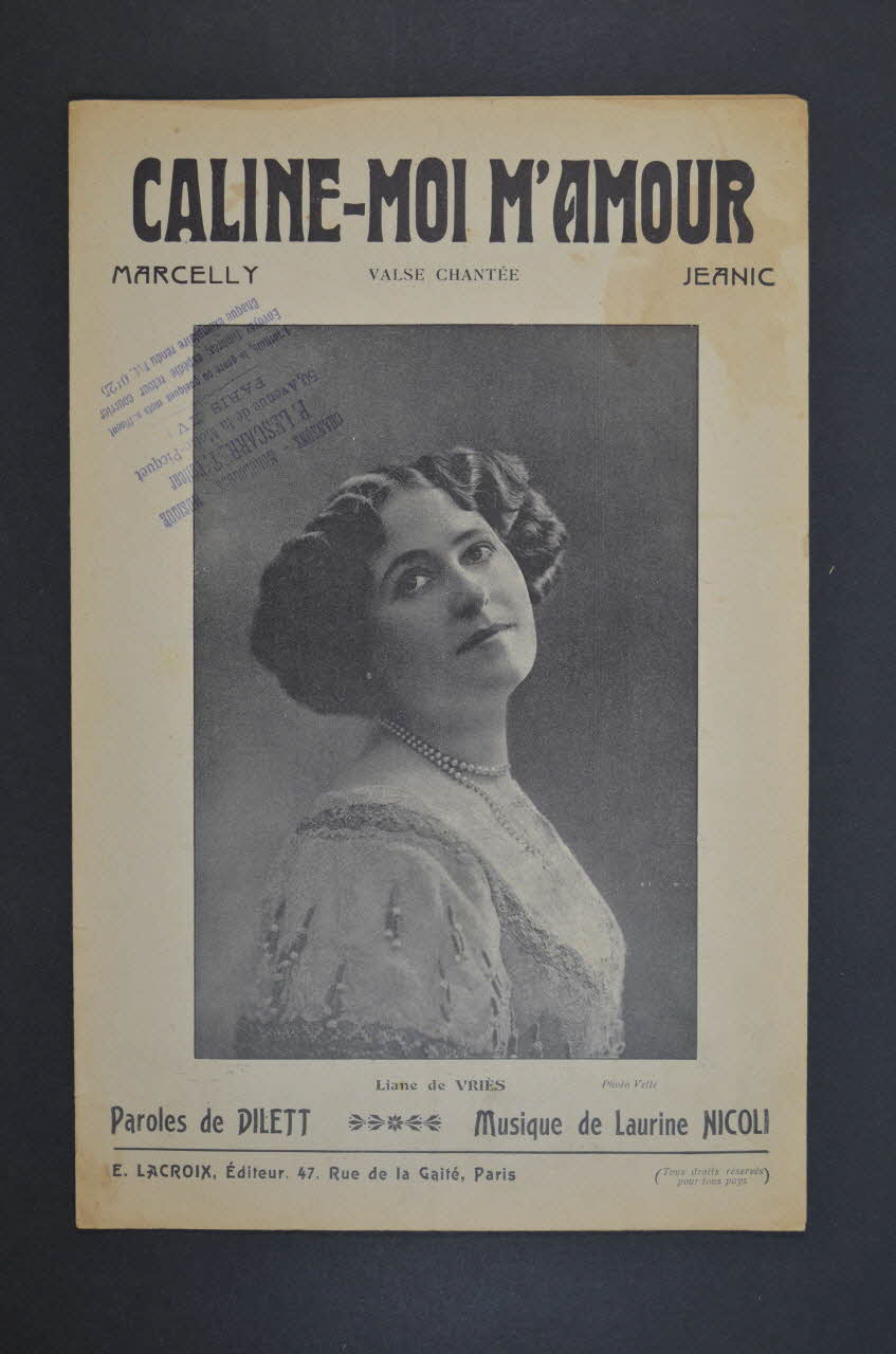 chanson petit format 1965.121.368 Photo Mucem