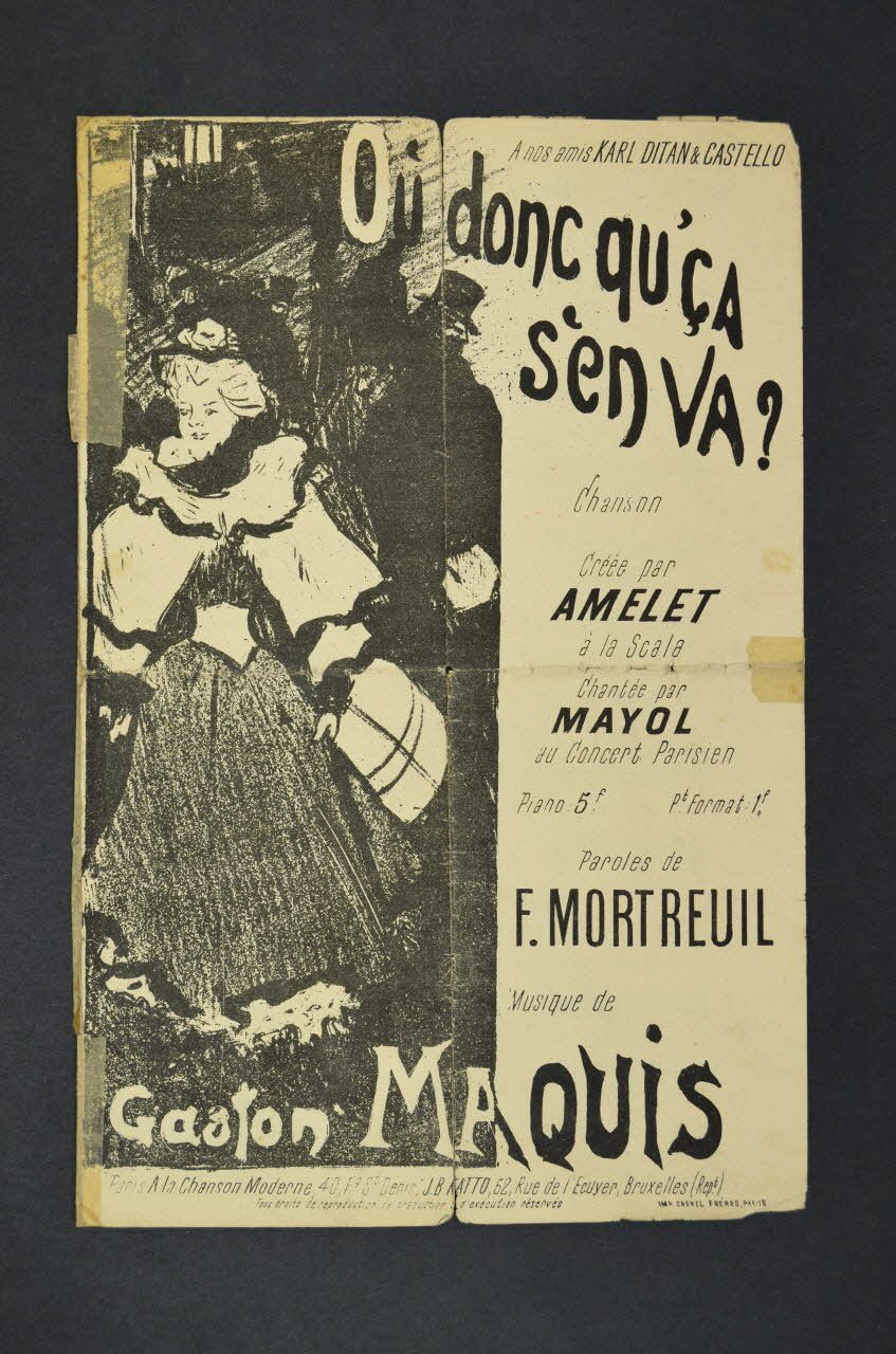 chanson petit format 1965.121.372 Photo Mucem