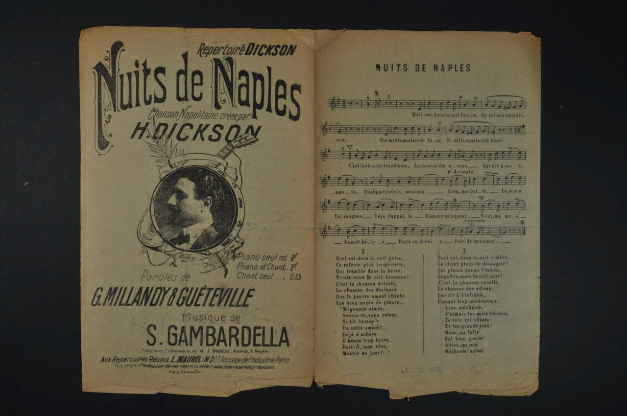 chanson petit format 1965.121.376 Photo Mucem