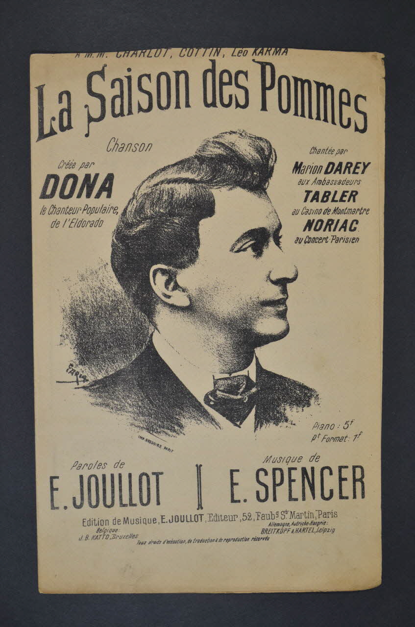 chanson petit format 1965.121.386 Photo Mucem