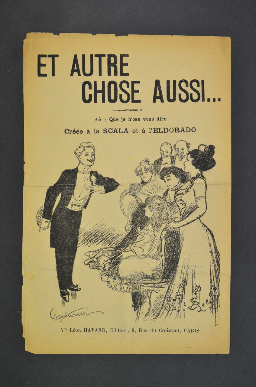 chanson petit format 1965.121.390 Photo Mucem