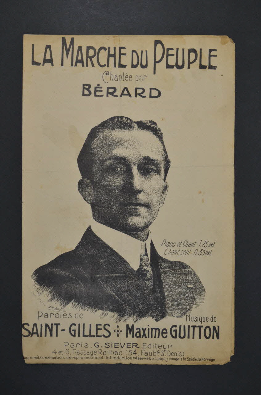 chanson petit format 1965.121.394 Photo Mucem