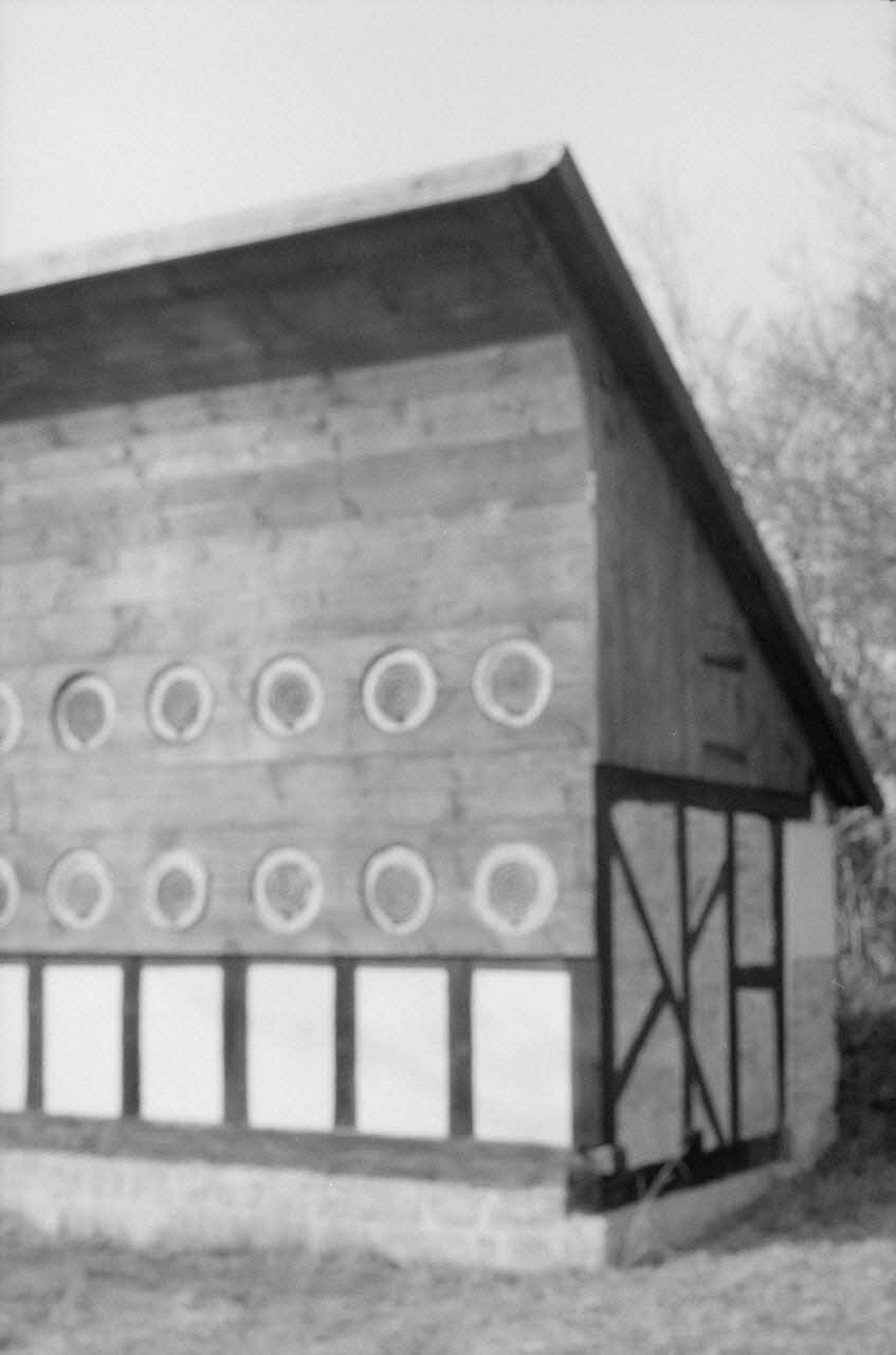 Jean Cuisenier photographie MNATP. Enquête conduite par Jean Cuisenier au Thuringen Freilicht Museum à Erfurt en Allemagne (du 19 au 22 mars 1984) Thuringe, Allemagne 1984/3/19 Ph.1984.41.19 Photo
