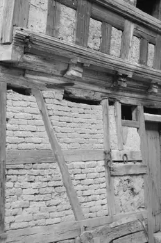 Jean Cuisenier photographie MNATP. Enquête conduite par Jean Cuisenier au Thuringen Freilicht Museum à Erfurt en Allemagne (du 19 au 22 mars 1984) Thuringe, Allemagne 1984/3/19 Ph.1984.41.30 Photo