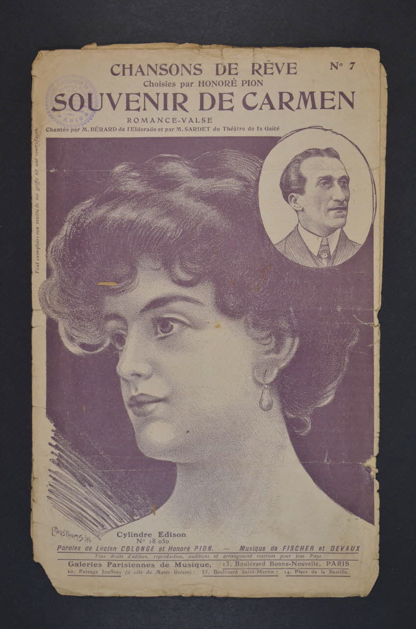 chanson petit format 1965.121.399 Photo Mucem