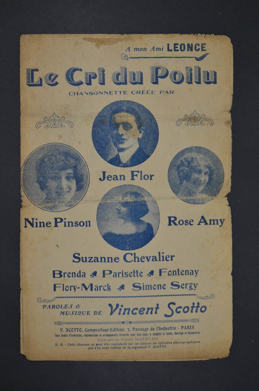 chanson petit format 1965.121.400 Photo Mucem