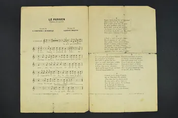 chanson petit format 1965.121.402 Photo Mucem