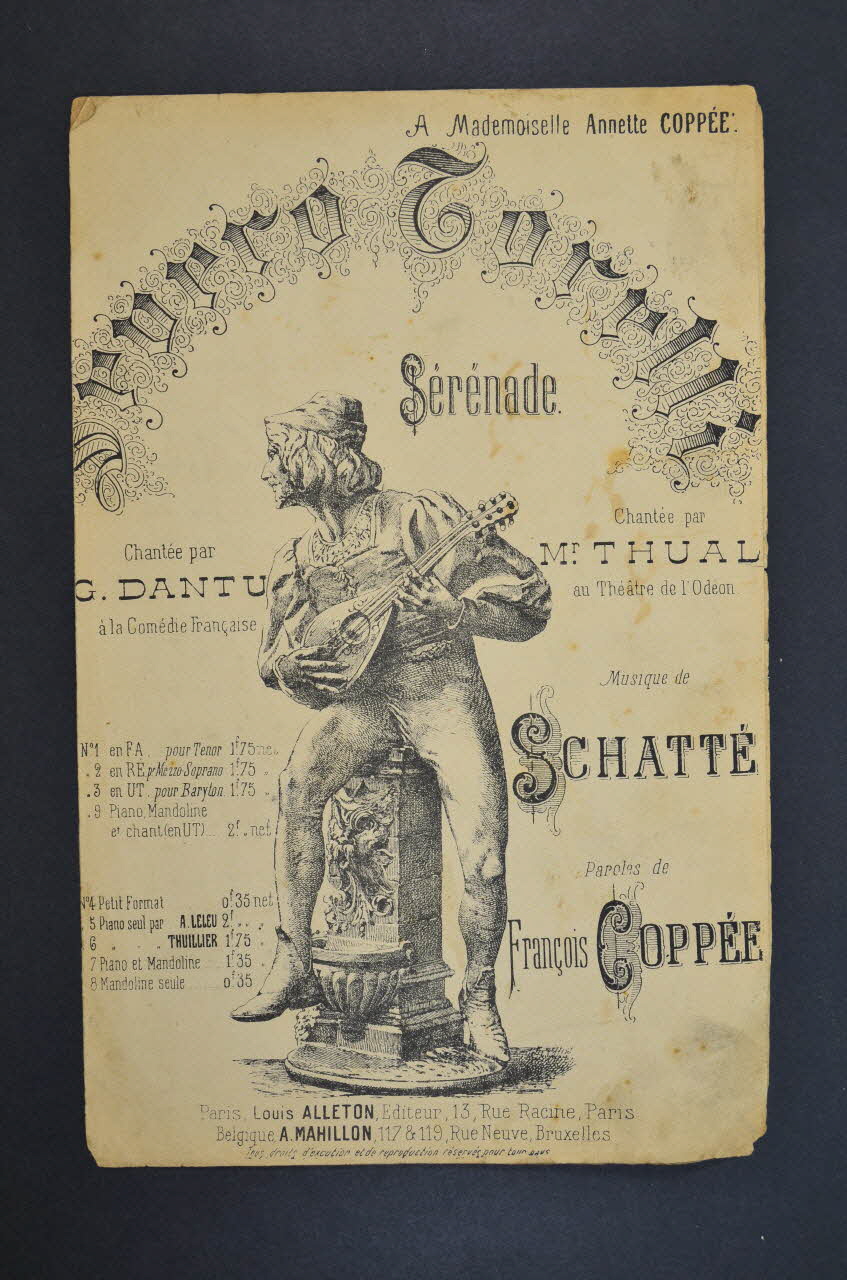 chanson petit format 1965.121.405 Photo Mucem