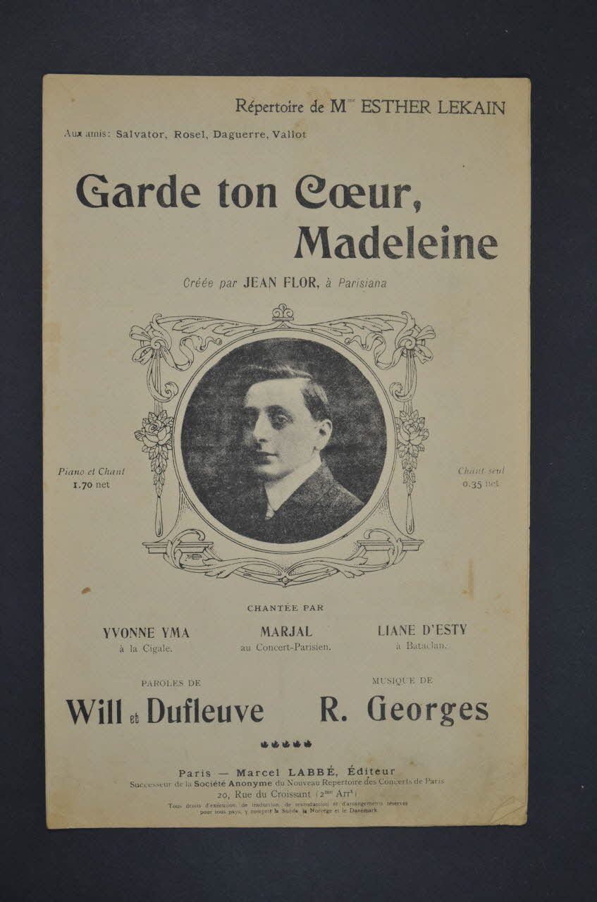 chanson petit format 1965.121.410 Photo Mucem