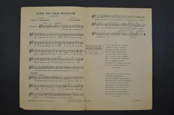 chanson petit format 1965.121.410 Photo Mucem