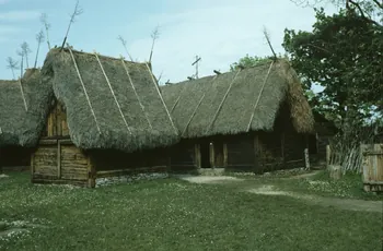 Jean Cuisenier photographie Enquête conduite par Jean Cuisenier en Suède (juin 1986). Île de Gotland: Musée de Bunge Comté de Gotland, Suède 1986/6/1 Ph.1986.78.102 Photo