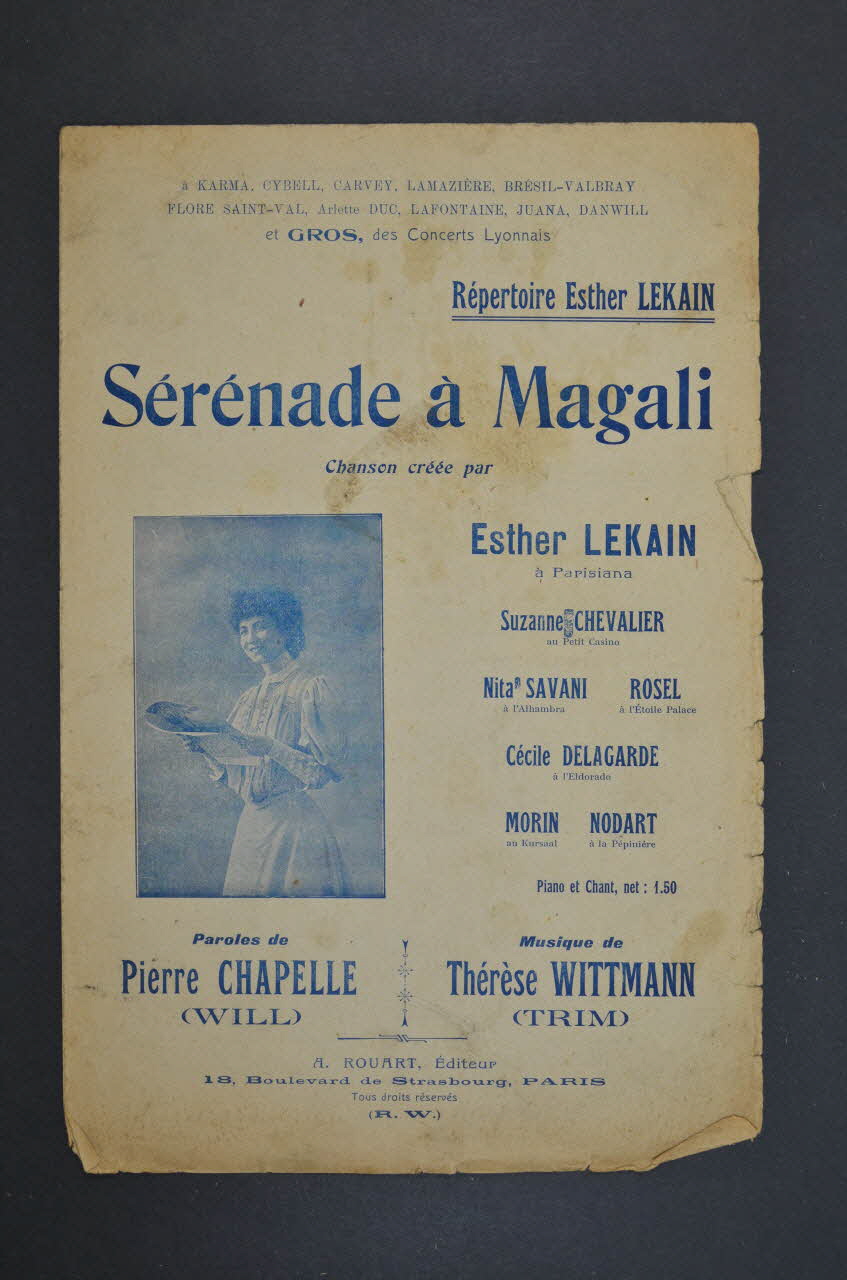 chanson petit format 1965.121.416 Photo Mucem