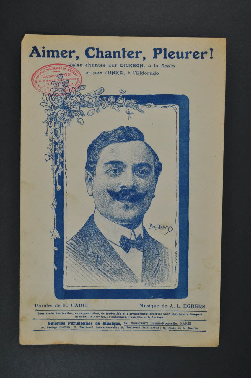 chanson petit format 1965.121.417 Photo Mucem