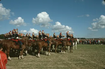 Frédéric Duchesne photographie MNATP. Enquête sur la finale des 32è Championnats de France de labours conduite par Frédéric Duchesne à Boves en Picardie (septembre 1985) Picardie, France 1985/9/14-1985/9/15 Ph.1986.87.418 Photo