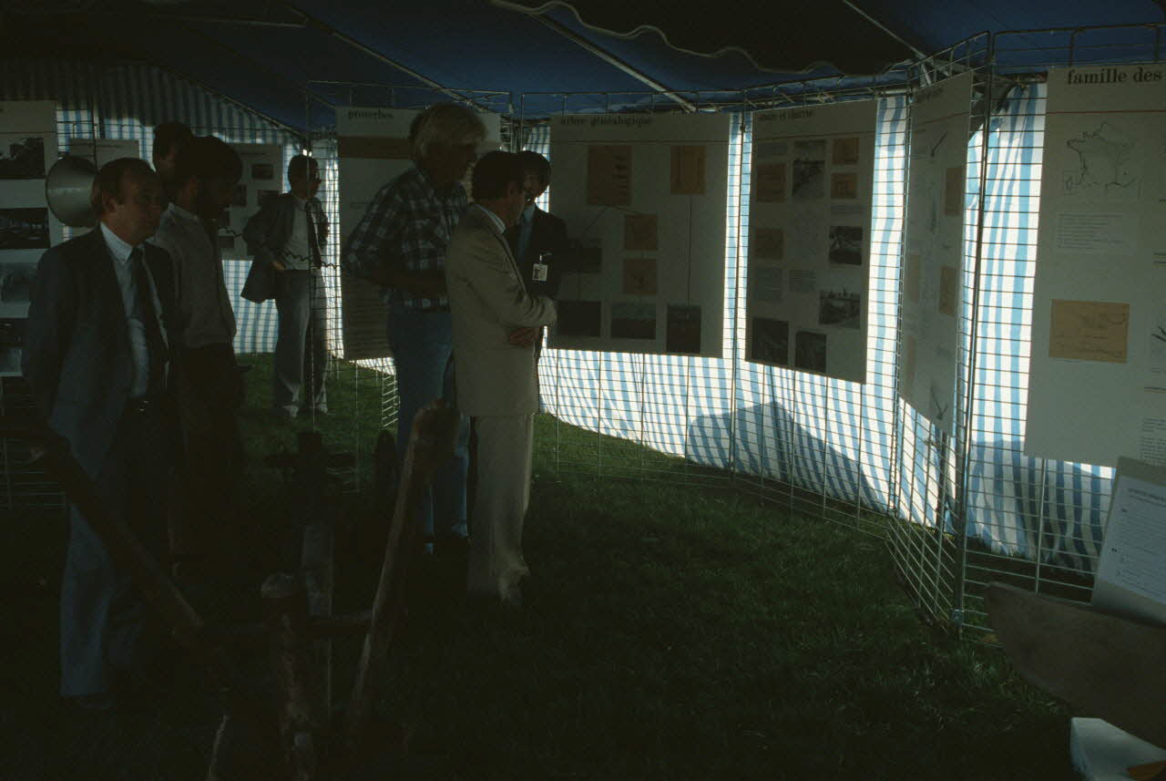 Frédéric Duchesne photographie MNATP. Enquête sur la finale des 32è Championnats de France de labours conduite par Frédéric Duchesne à Boves en Picardie (septembre 1985) Picardie, France 1985/9/12 Ph.1986.87.77 Photo
