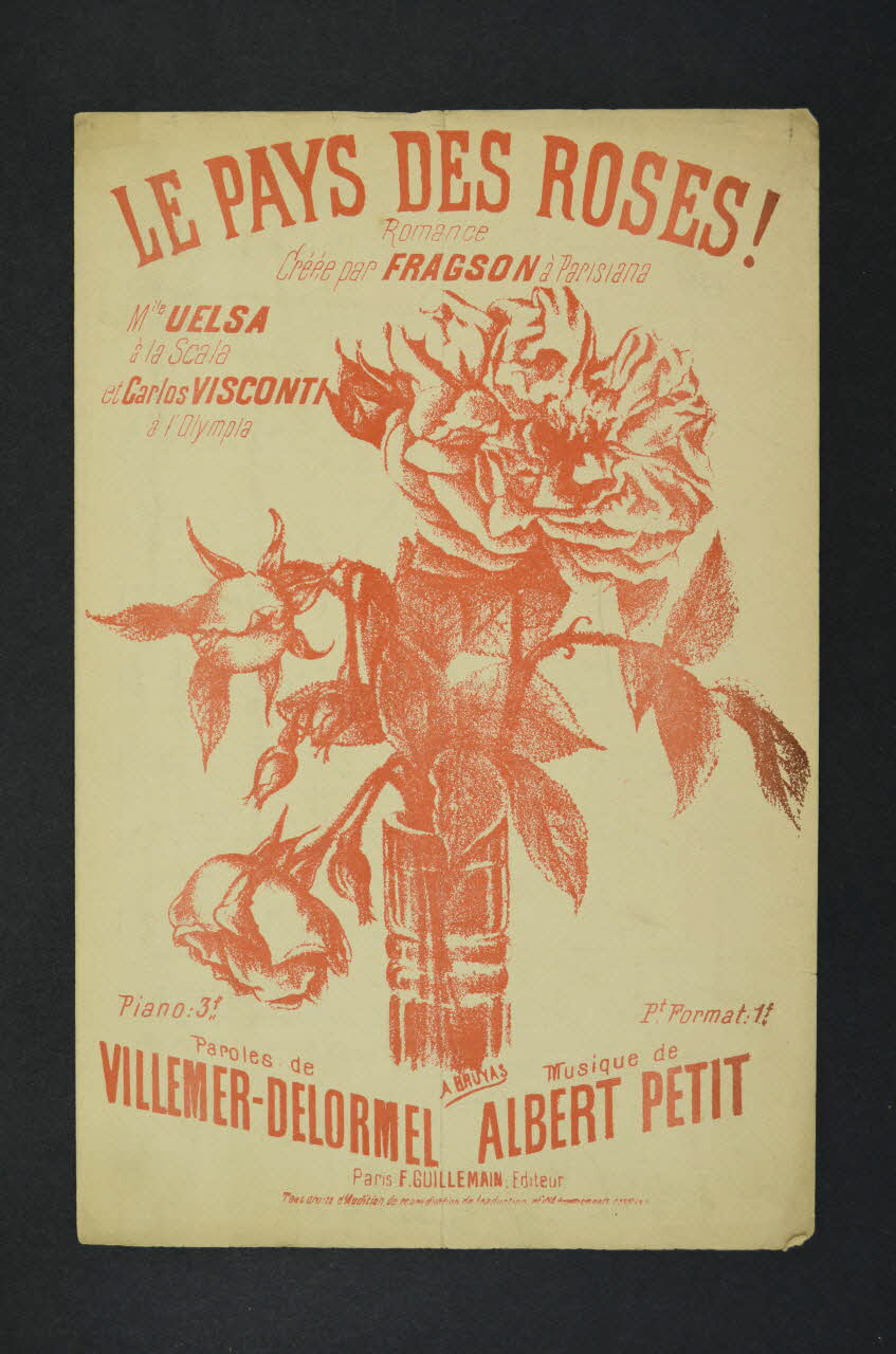 chanson petit format 1965.121.426 Photo Mucem