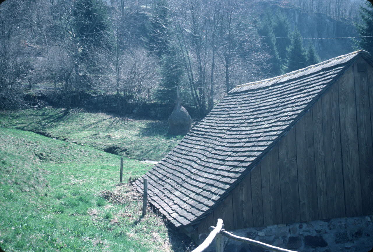André Pelle photographie Enquête conduite par Jean Cuisenier au musée de plein air de Château-Lambert lors du congrès AFMA (printemps 1987) Franche-Comté, France 1987 Ph.1987.51.16 Photo