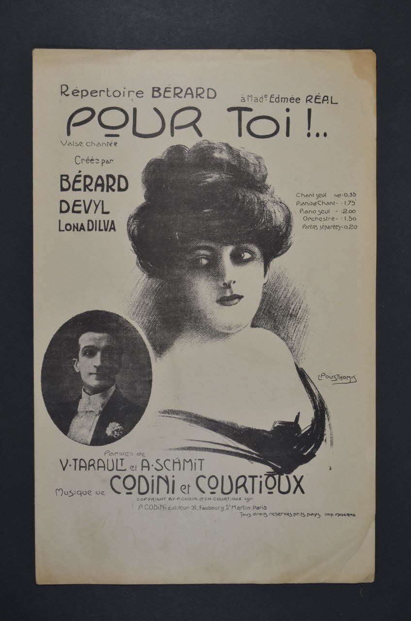 chanson petit format 1965.121.427 Photo Mucem