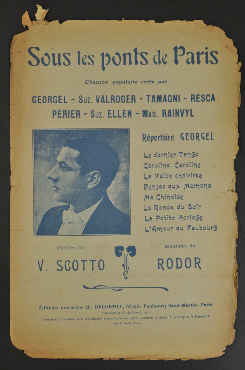 chanson petit format 1965.121.429 Photo Mucem