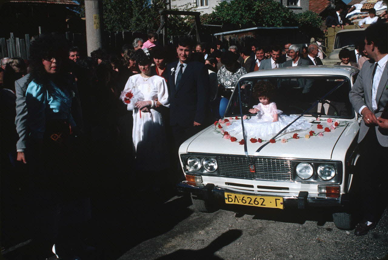 Jean Cuisenier photographie Enquête conduite par Jean Cuisenier en Bulgarie (11 au 28 octobre 1989) Province de Blagoevgrad, Bulgarie 1989/10/11 Ph.1989.100.176 Photo