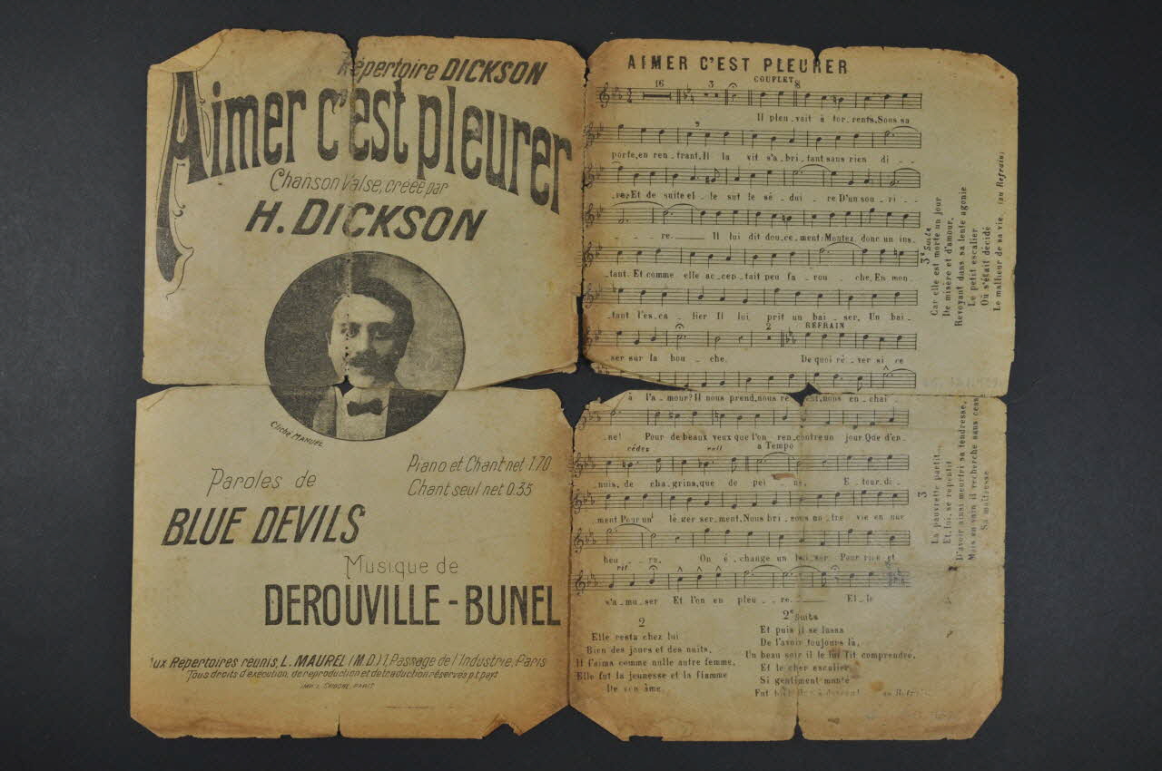 chanson petit format 1965.121.432 Photo Mucem