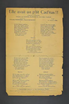 chanson petit format 1965.121.434  Photo Mucem
