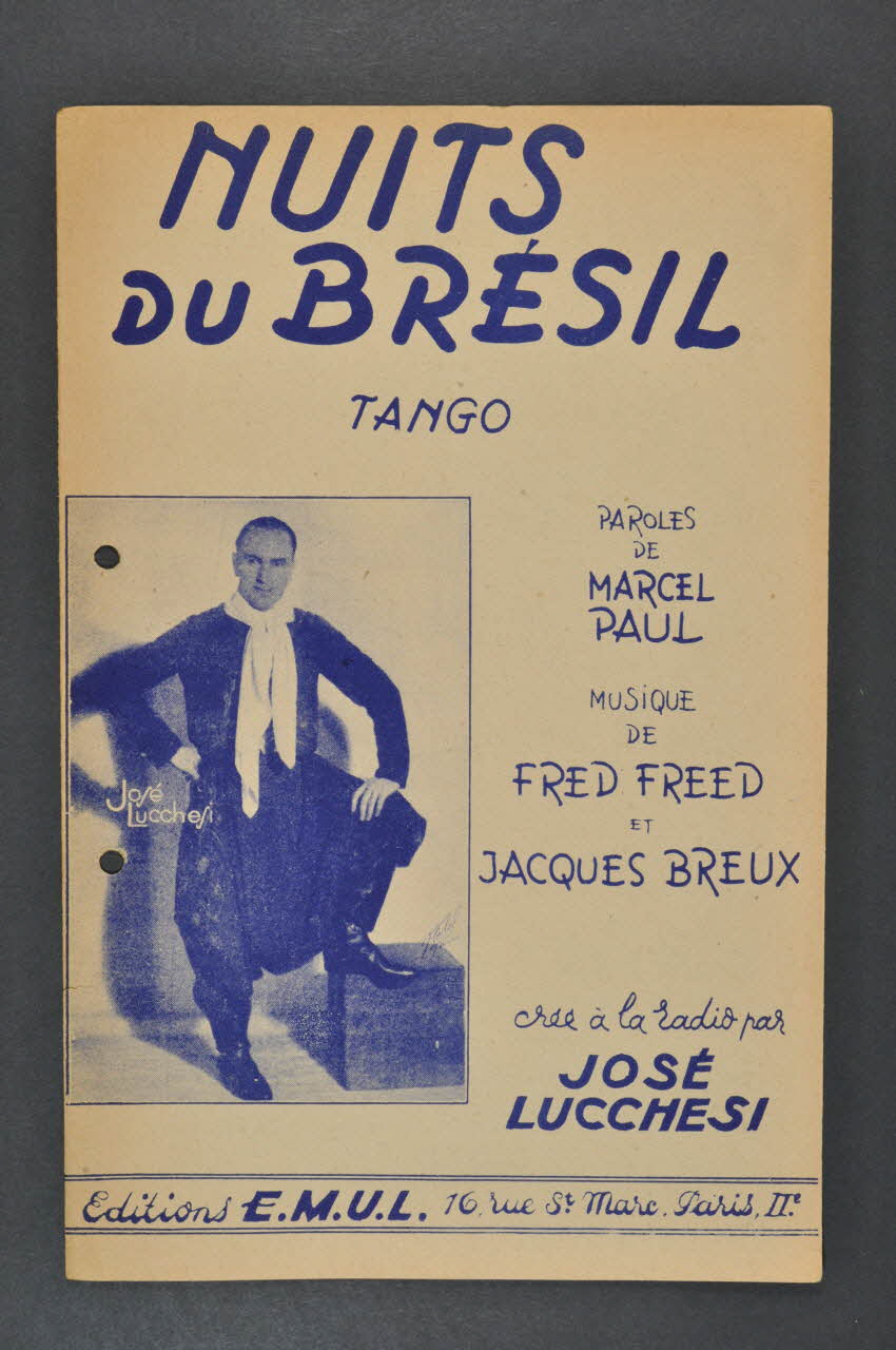 chanson petit format 1965.121.458 Photo Mucem