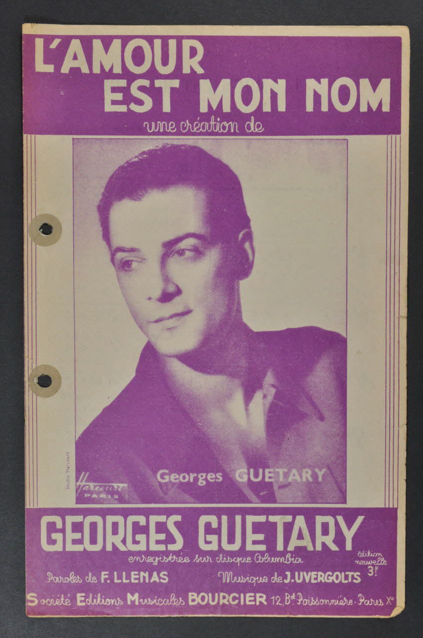 chanson petit format 1965.121.46 Photo Mucem