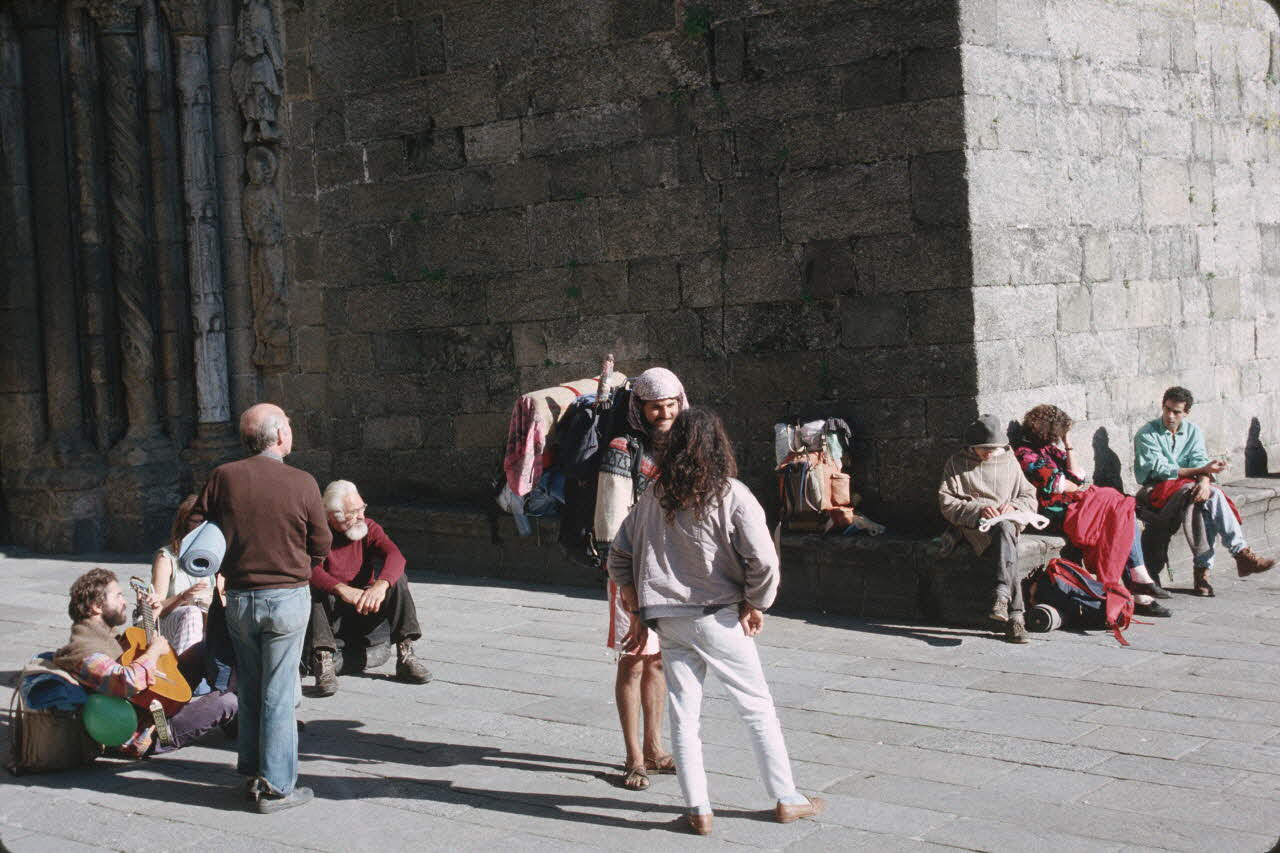 Jean Cuisenier photographie Enquête conduite par Jean Cuisenier à Saint-Jacques-de-Compostelle (novembre 1988) Galice, Espagne 1989/10/11 Ph.1989.100.76 Photo