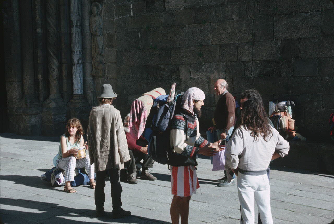 Jean Cuisenier photographie Enquête conduite par Jean Cuisenier à Saint-Jacques-de-Compostelle (novembre 1988) Galice, Espagne 1989/10/11 Ph.1989.100.79 Photo
