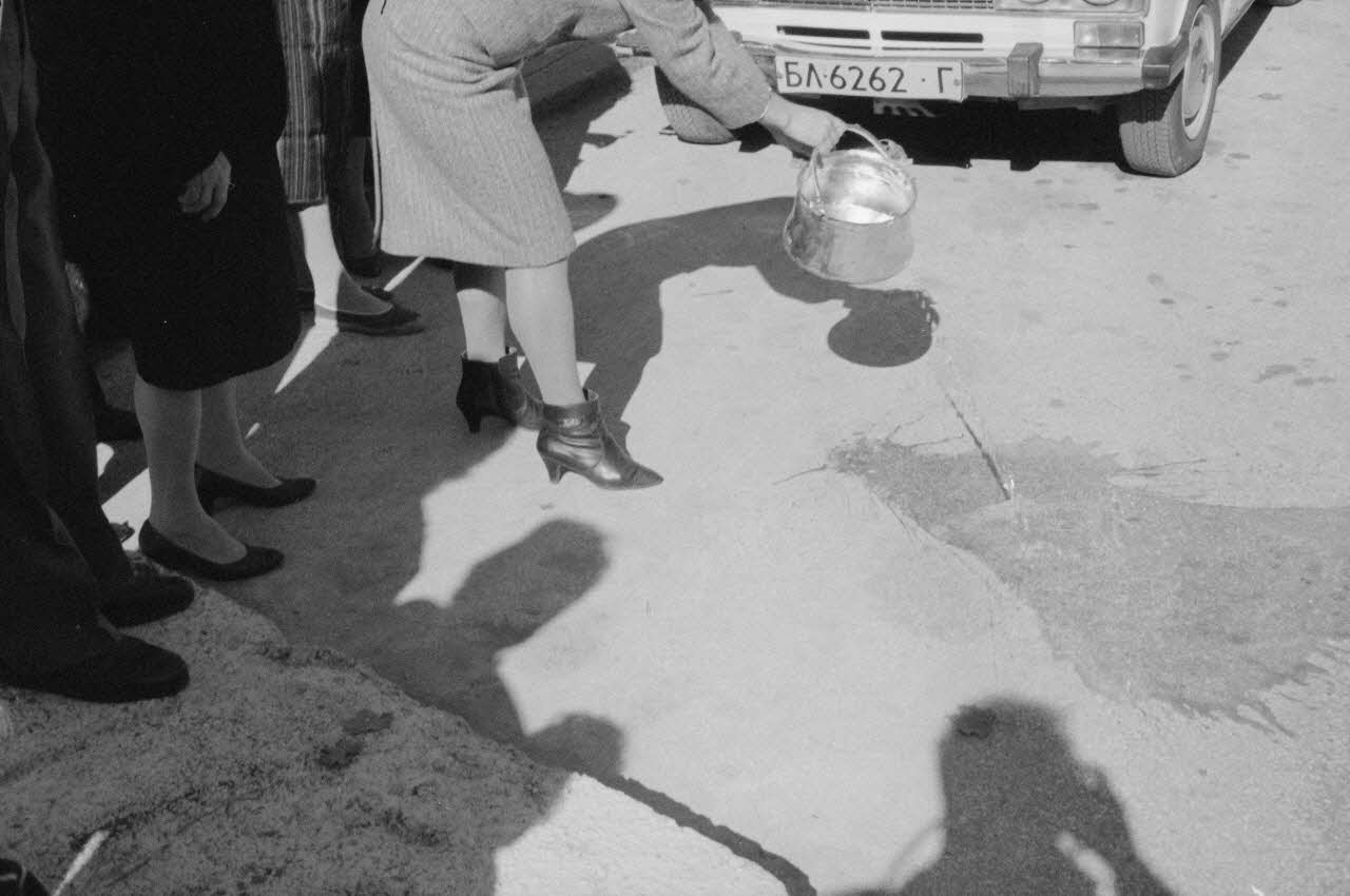 Jean Cuisenier photographie Enquête conduite par Jean Cuisenier en Bulgarie (du 16 au 30 octobre 1990) Province de Blagoevgrad, Bulgarie 1990/10/16 Ph.1990.45.5 Photo