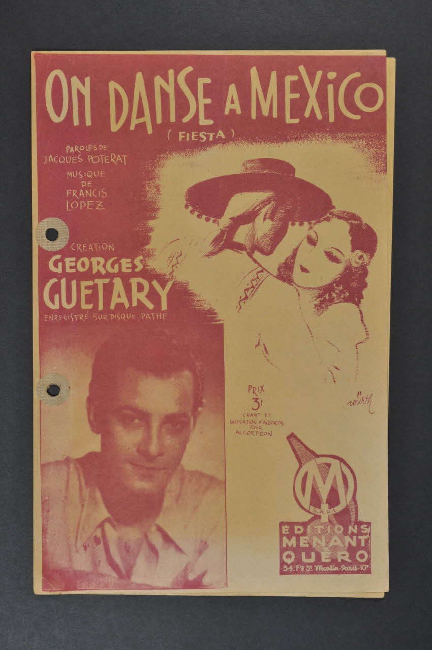 chanson petit format 1965.121.472 Photo Mucem