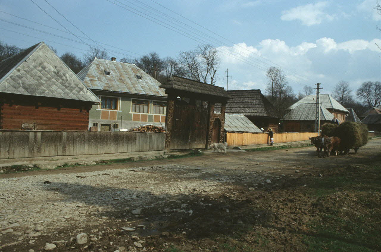 Jean Cuisenier photographie MNATP. Enquête conduite par Jean Cuisenier en Roumanie (avril 1991) Marmatie, Roumanie 1991/4/1 Ph.1991.105.182 Photo