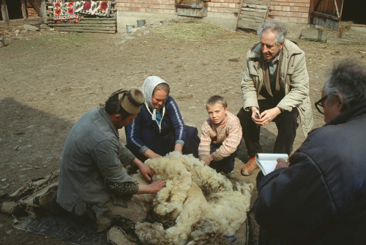 Jean Cuisenier photographie MNATP. Enquête conduite par Jean Cuisenier en Roumanie (avril 1991) Marmatie, Roumanie 1991/4/1 Ph.1991.105.185 Photo