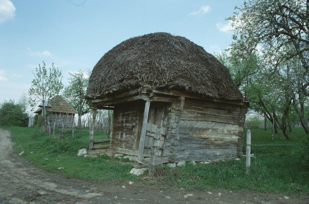 Jean Cuisenier photographie MNATP. Enquête conduite par Jean Cuisenier en Roumanie (avril 1991) Olténie, Roumanie 1991/4/1 Ph.1991.105.50 Photo