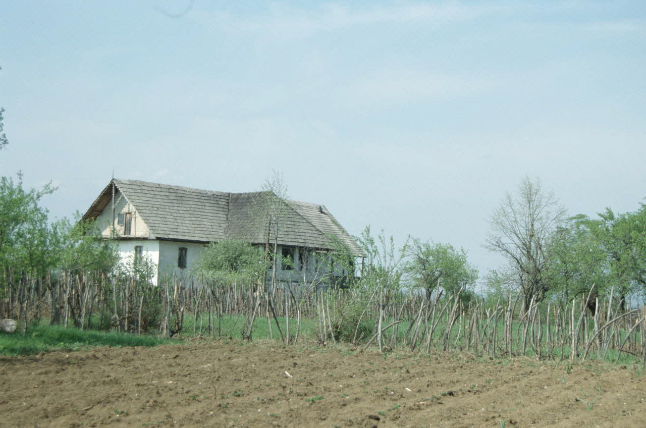 Jean Cuisenier photographie MNATP. Enquête conduite par Jean Cuisenier en Roumanie (avril 1991) Olténie, Roumanie 1991/4/1 Ph.1991.105.51 Photo