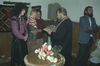 Jean Cuisenier photographie Enquête conduite par Jean Cuisenier en Bulgarie Province de Blagoevgrad, Bulgarie 1990/10/15 Ph.1991.14.16 Photo