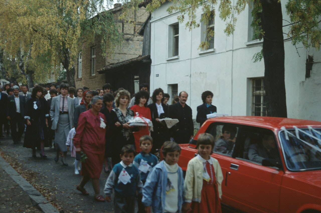 Jean Cuisenier photographie Enquête conduite par Jean Cuisenier en Bulgarie Province de Blagoevgrad, Bulgarie 1990/10/15 Ph.1991.14.32 Photo