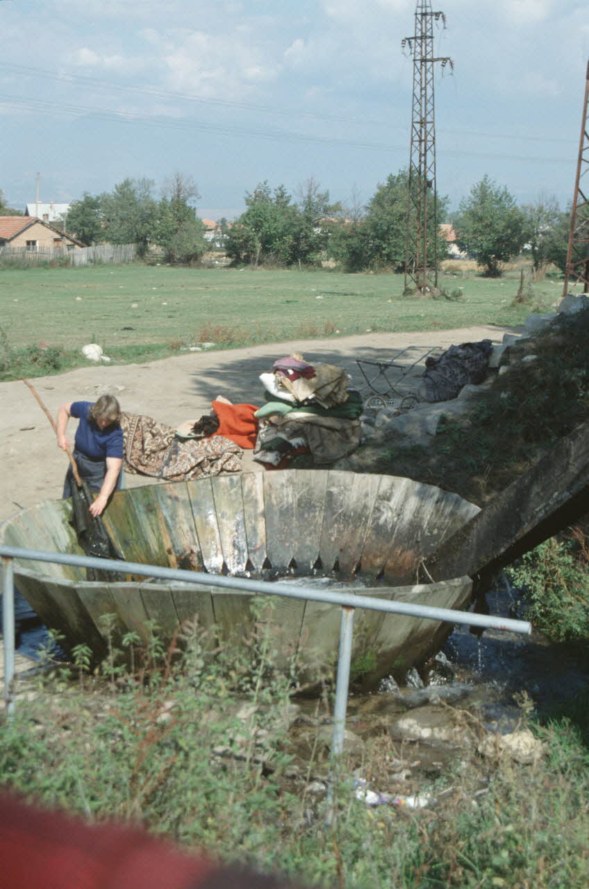 Jean Cuisenier photographie Enquête conduite par Jean Cuisenier en Bulgarie (du 1er au 17 octobre 1991) Province de Blagoevgrad, Bulgarie 1991/10/1 Ph.1991.146.81 Photo
