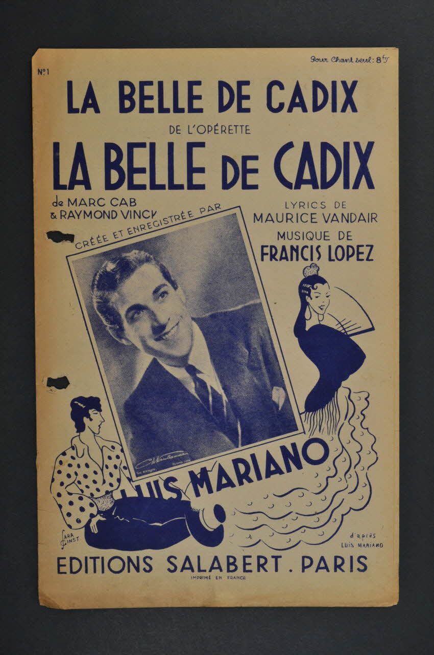 chanson petit format 1965.121.484 Photo Mucem