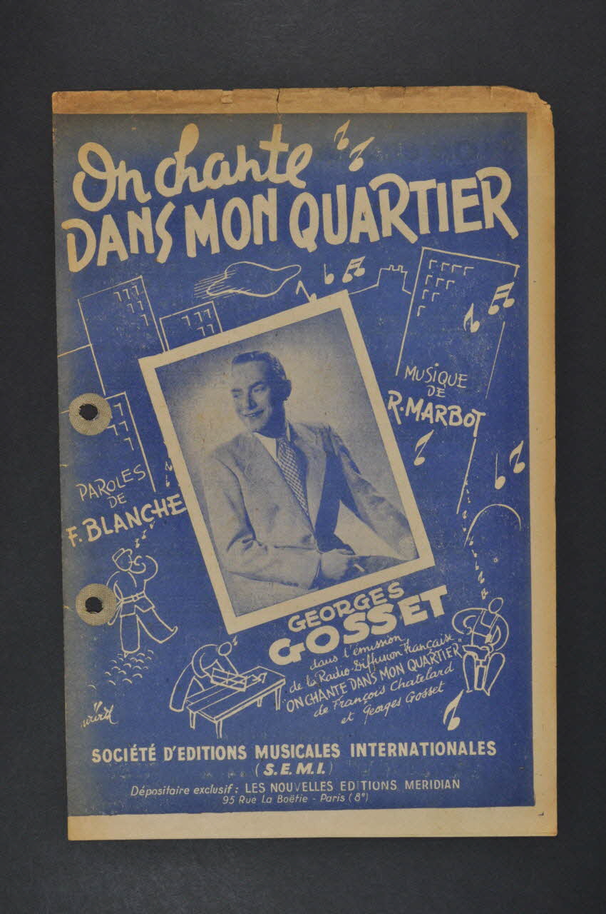 chanson petit format 1965.121.493 Photo Mucem