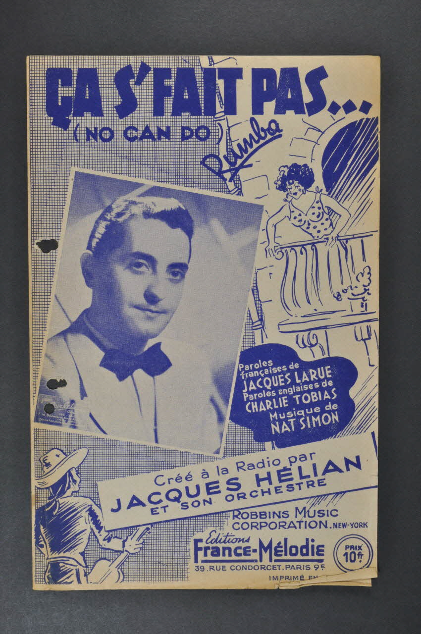 chanson petit format 1965.121.50 Photo Mucem