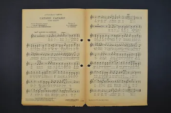 R. Cordiferro ; Salvatore Cardillo ; Jean Benedict ; Tino Rossi ; Ricordi, Editions chanson petit format 1913 1965.121.51 Photo Mucem