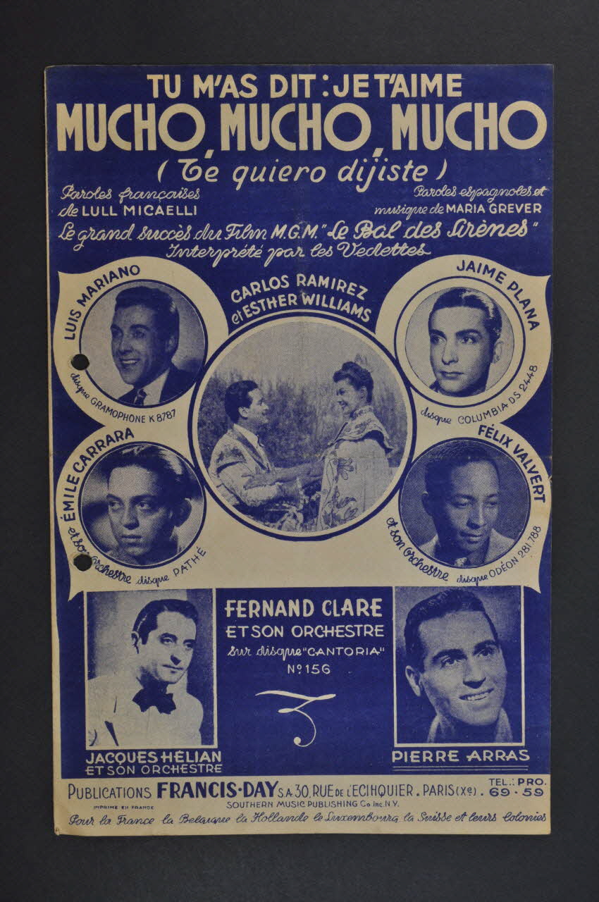 chanson petit format 1965.121.510 Photo Mucem