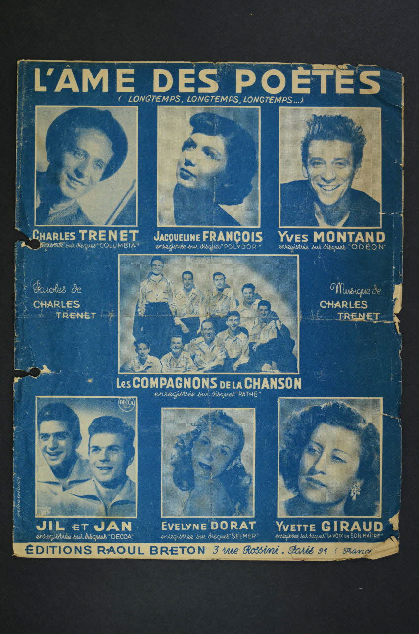 partition de musique L'âme des poètes 1965.121.511 Photo Mucem